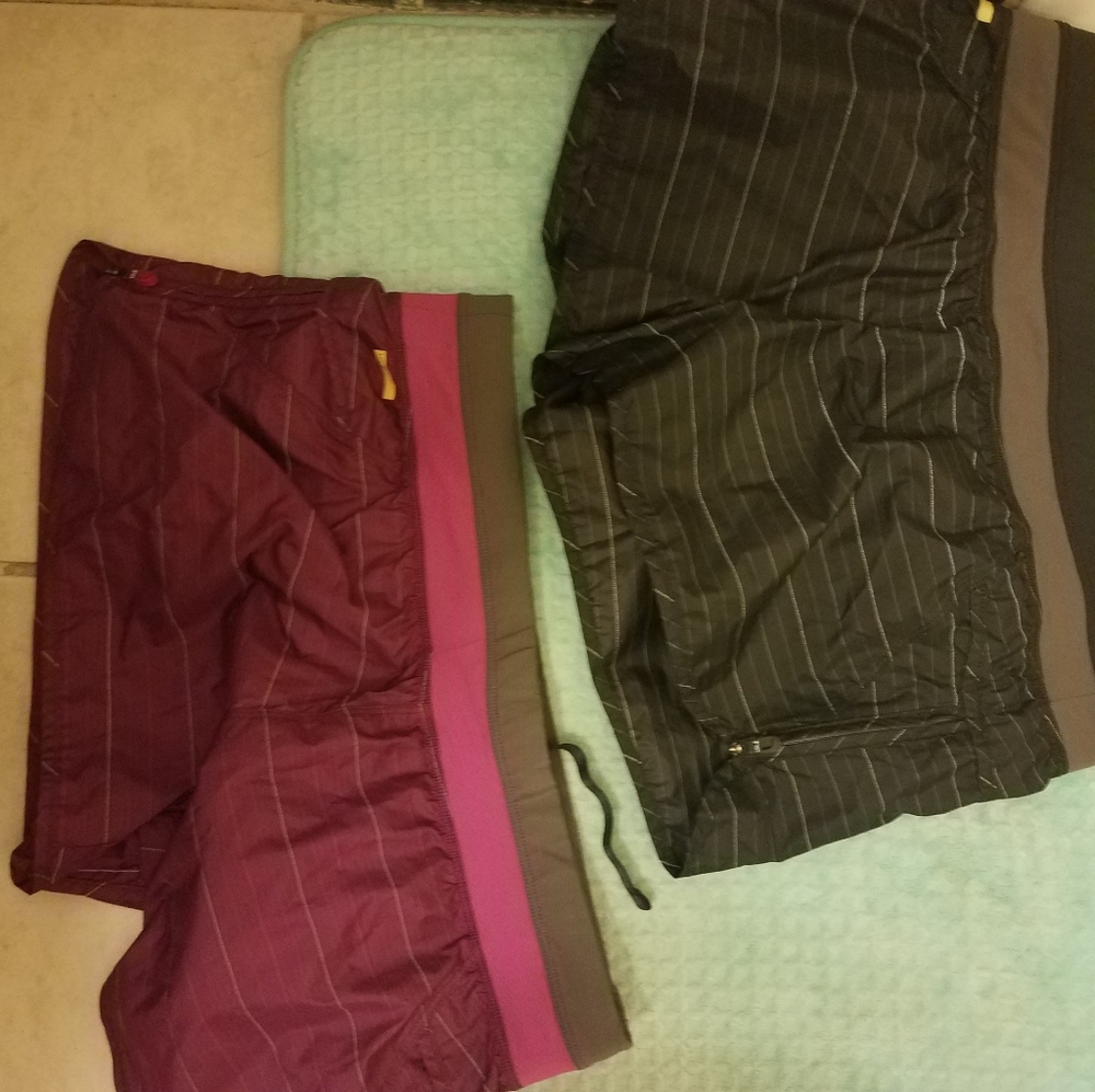 Lole running shorts 2 pair lot